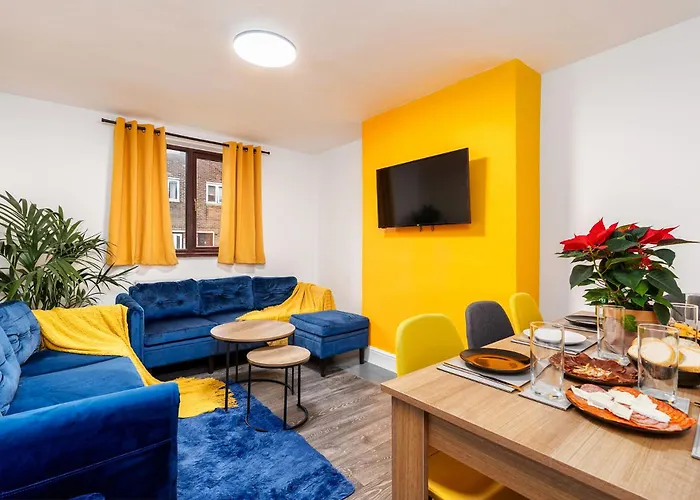 4 Bedroom Flat Near Sheffield City Centre Sleeps 7